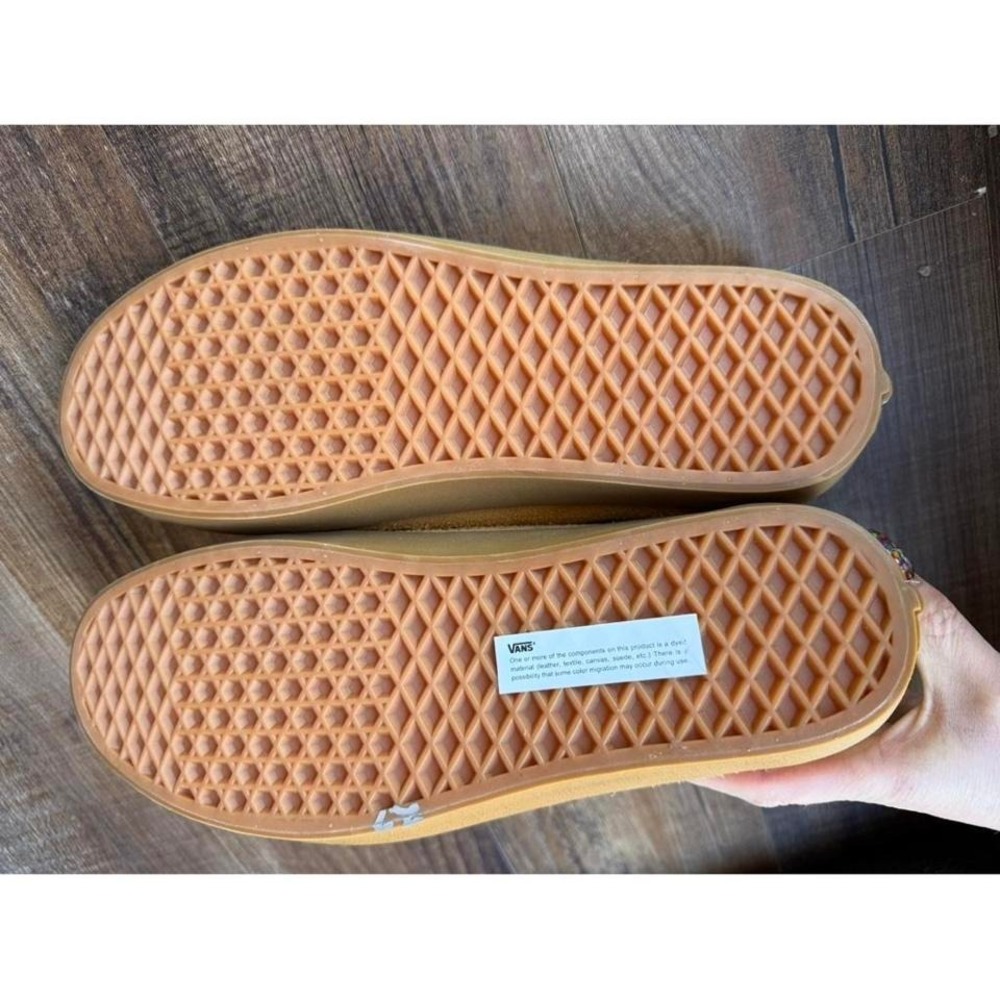 Vans Sport Low Tan Pink Hairy Suede Gum Sole Mens 11 Sneakers VN0A4BU6B0E - Picture 5 of 6